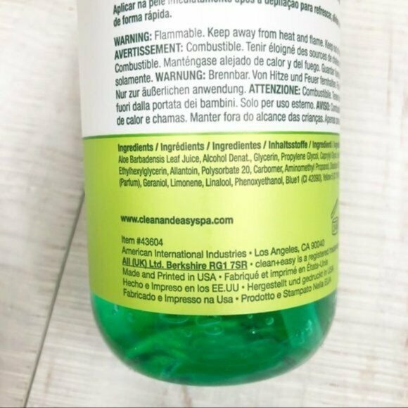 Aloe Vera Gel Soothe Clean+Easy Professional New - Picture 2 of 2